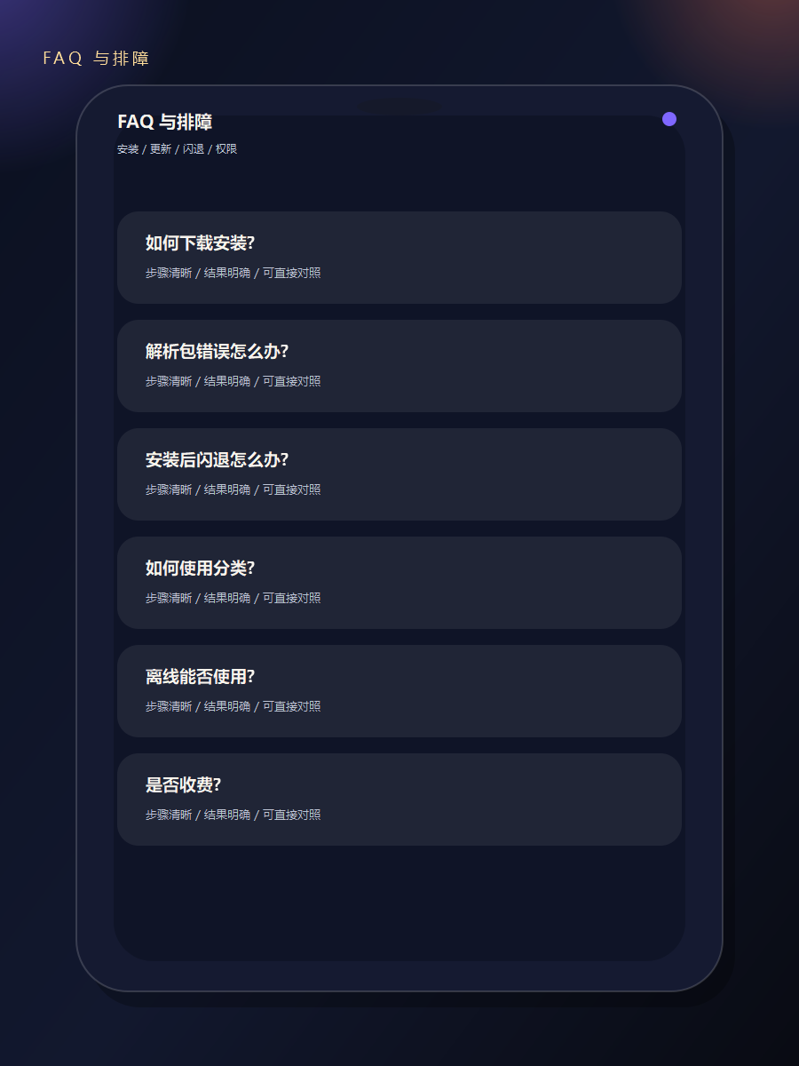 FAQ预览
